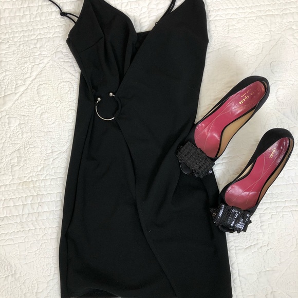 Lulus NWT Sz XS black prom dress - Picture 2 of 5